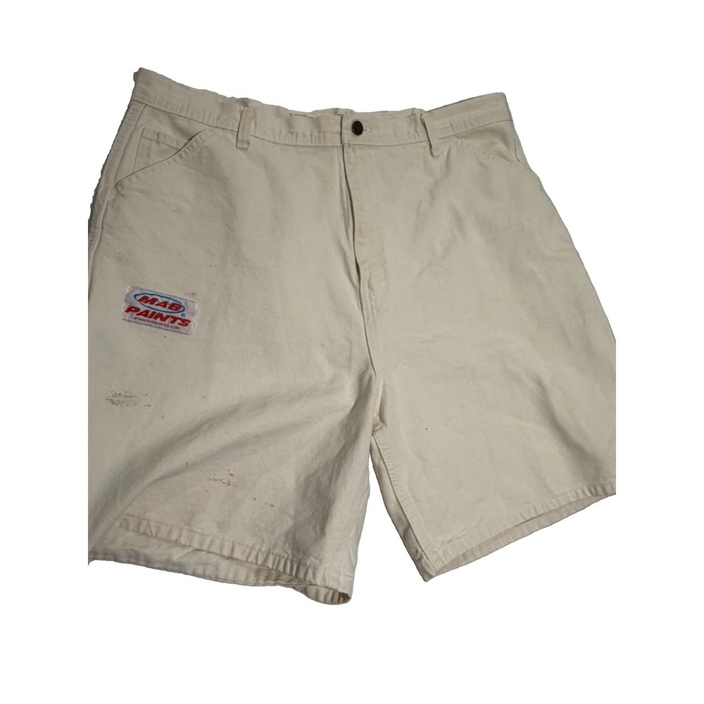 Caboose Painters pants Shorts Version Sz 40 Mens 100% Cotton Tool Loop